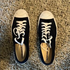 Converse Classic Jack Purcell Navy and White Low-Tops